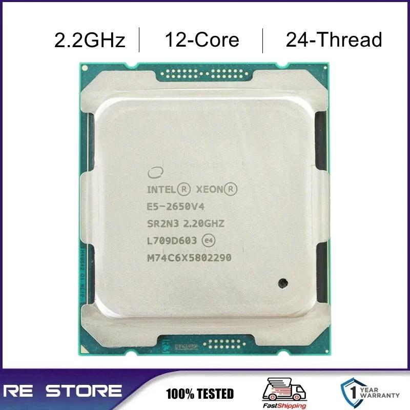   E5 2650 V4 2650V4, 2.2GHz, 12 ھ, LGA 2011-3..